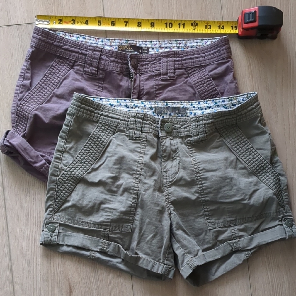 Prana Mari Shorts Green Pair Only
